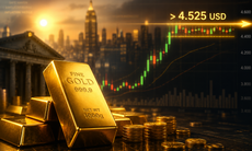 Giá vàng thế giới sáng 21/8 giữ vững mức trên 4.500 USD