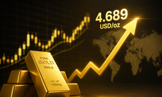 Giá vàng thế giới sáng 25/8 áp sát 4.700 USD
