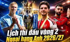 Lịch thi đấu bóng đá hôm nay ngày 29/8 - 30/8: Sôi động sân cỏ châu Âu
