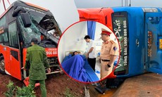 Lật xe khách ở Gia Lai, 4 người tử vong, nhiều người bị thương