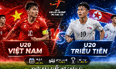 Lịch thi đấu bóng đá hôm nay ngày 31/8 - 1/9: U20 Việt Nam đấu U20 Triều Tiên