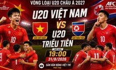 U20 Việt Nam vs U20 CHDCND Triều Tiên (19h00 ngày 31/8): Thử thách cực đại ngày ra quân