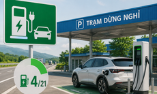 Mới chỉ có 4/21 trạm dừng nghỉ trên cao tốc có chỗ sạc xe điện