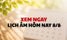 Âm lịch hôm nay 8/8 - Lịch âm 8/8 - Lịch vạn niên ngày 8/8/2026