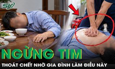 Bất ngờ ngừng tim khi đang ăn tối, người đàn ông thoát chết nhờ điều này
