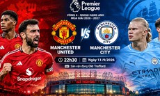 Vòng 4 Giải Ngoại hạng Anh 13/9: Rực lửa derby thành Manchester tại Old Trafford