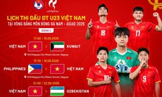 Lịch thi đấu của đội tuyển U23 Việt Nam tại ASIAD 2026 mới nhất