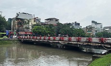 Hình ảnh mực nước ở một số dòng sông tại Hà Nội sau những ngày mưa