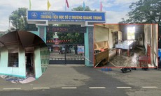 Cháy trường tiểu học ở Quảng Ngãi, một Phó Hiệu trưởng tử vong