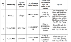 Bộ Y tế thu hồi toàn quốc loạt dung dịch vệ sinh, sữa tắm, dầu gội