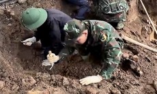 Phát hiện mộ tập thể liệt sĩ trong khuôn viên ngân hàng