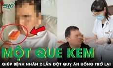 Bệnh nhân 2 lần đột quỵ có thể nuốt thức ăn trở lại chỉ bằng... 1 que kem