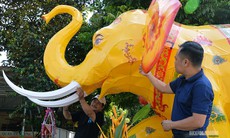 Hình tượng voi từ sử xưa bước vào mùa Trung thu xứ Đoài