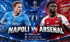 Lịch thi đấu bóng đá hôm nay ngày 9/9 - 10/9: Đại chiến Napoli vs Arsenal