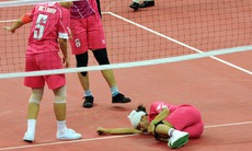 Một VĐV cầu mây Việt Nam ngất xỉu khi thi đấu