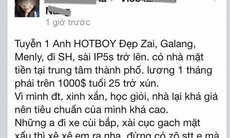 Cô gái tuyển người yêu khiến các chàng trai 'chạy mất dép'