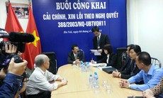 Hà Nội xin lỗi người bị kết án oan 14 năm trước