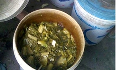 Không sử dụng thùng sơn để đựng đồ ăn