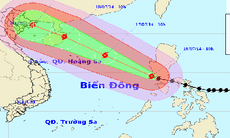 Bão Rammasun giật cấp 17 tiến sâu vào biển Đông