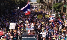 Đại biểu tình chống chính phủ Thái Lan bắt đầu