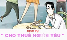 Xôn xao dịch vụ thuê người yêu đi chơi Tết