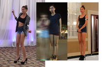 Cô gái cao 1m77 giảm 10kg để thi Next Top Model