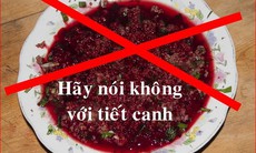 Mối nguy mang tên "tiết canh lợn"