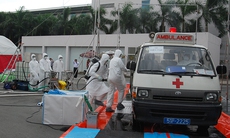 Diễn tập phòng, chống bệnh Ebola tại sân bay Tân Sơn Nhất