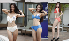 Thí sinh Miss World Việt Nam khoe hình thể với bikini