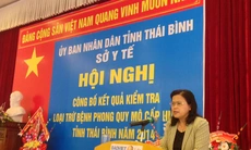 Thái Bình dẫn đầu cả nước trong loại trừ bệnh phong