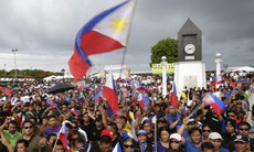 Philippines biểu tình phản đối Trung Quốc cải tạo đất phi pháp ở Biển Đông