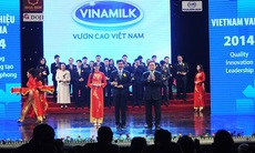 Vinamilk tiếp tục được vinh danh Thương hiệu Quốc gia năm 2014