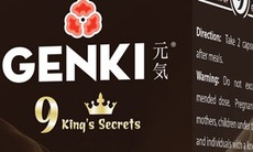 Thực phẩm chức năng Genki 9 King’ S Secrets đánh lừa người tiêu dùng