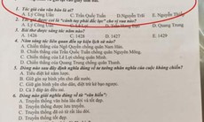 Đề thi 'sơ suất' ghi sẵn đáp án cho câu hỏi