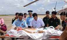 Bay cấp cứu bệnh nhân chấn thương sọ não từ Trường Sa