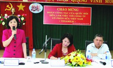 Đoàn công tác của Quốc hội đến làm việc với Vinamilk