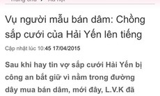 Diễn viên môi giới bán dâm: sao lại tội nghiệp?