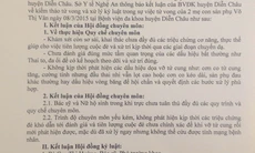 Cách chức phó trưởng khoa Sản BVĐK Diễn Châu, Nghệ An