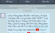 Lừa đảo hàng trăm triệu đồng qua mạng xã hội bằng “thông báo trúng thưởng”