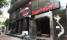 Cháy lớn ở đại lý xe máy Yamaha đường Thái Phiên