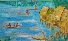 Đề tài làng quê “sống dậy” trong hội họa