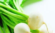 Chữa khản tiếng bằng củ cải trắng