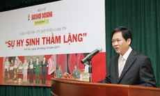 Phát biểu của BS Trần Sĩ Tuấn, Tổng Biên tập báo Sức khỏe&Đời sống tại lễ phát động cuộc thi “Sự hy sinh thầm lặng”