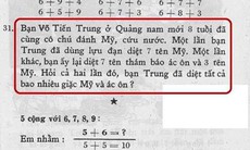 Những "đề toán" gây sốc hay sự vô tâm của cộng đồng mạng?