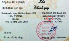 700 bằng tốt nghiệp đại học mắc lỗi chính tả