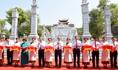 Khánh thành Đền Chung Sơn – Đền thờ gia tiên Chủ tịch Hồ Chí Minh