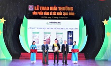 Herbalife Việt Nam nhận giải thưởng “Sản phẩm vàng vì sức khỏe cộng đồng” năm 2019