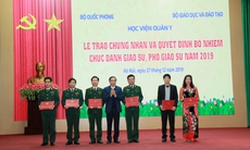 6 nhà giáo của Học viện Quân y được bổ nhiệm chức danh Giáo sư, Phó giáo sư