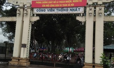 Có hay không việc xây trung tâm thương mại trong Công viên Thống Nhất?