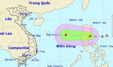 Áp thấp nhiệt đới tiếp tục hướng vào Biển Đông